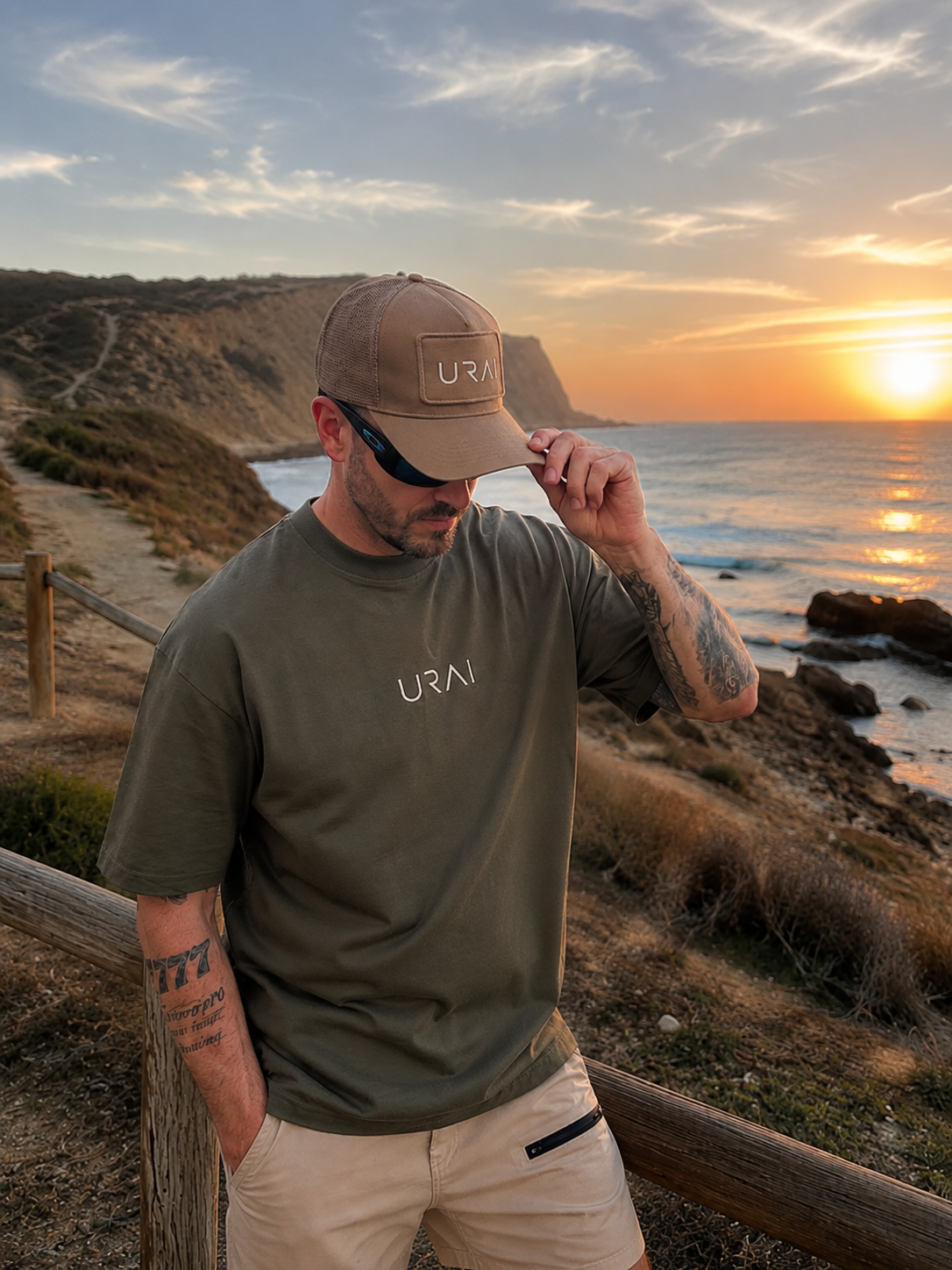 GORRA TRUCKER BEIGE