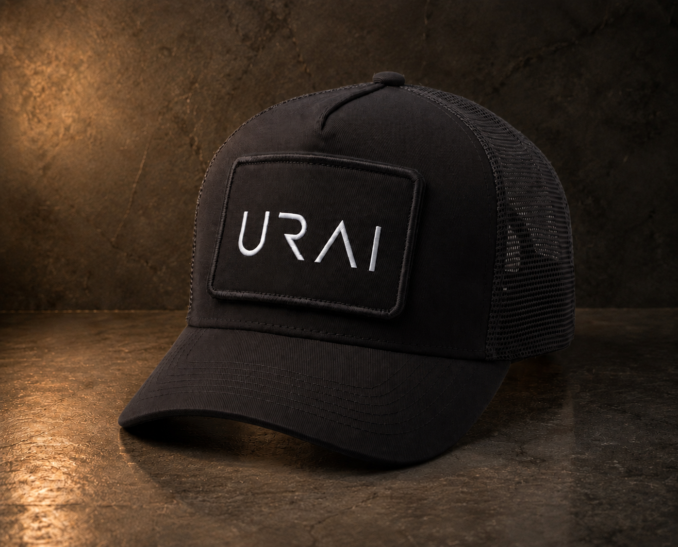 GORRA TRUKER NEGRA