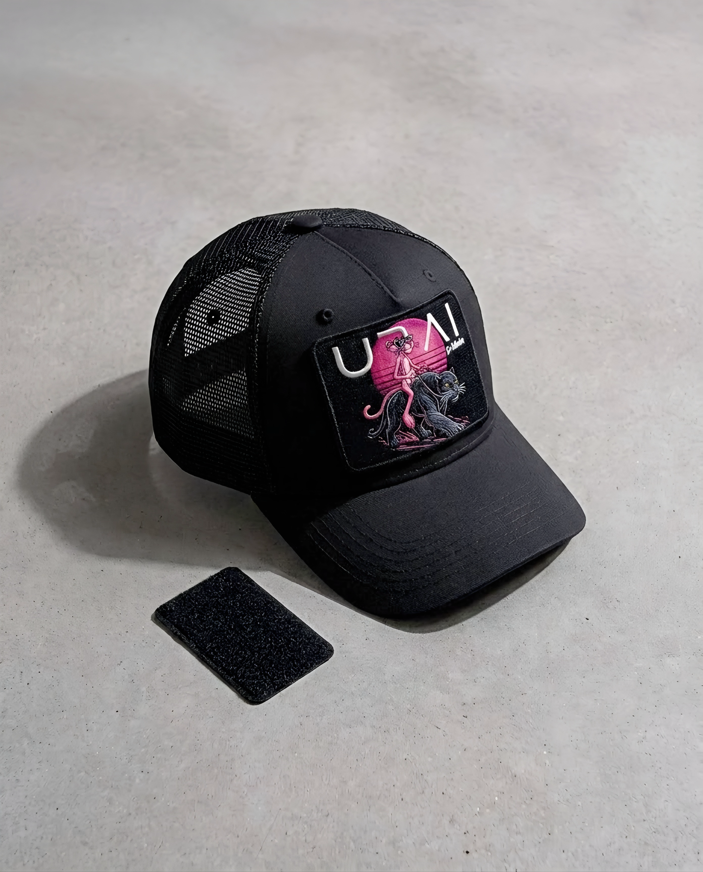 GORRA TRUKER NEGRA
