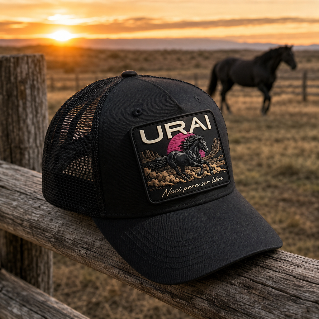 GORRA TRUKER NEGRA