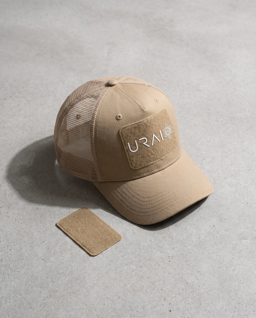GORRA TRUCKER BEIGE