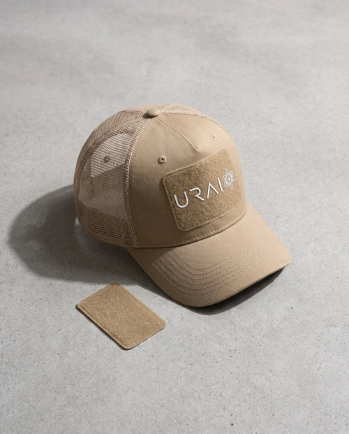 GORRA TRUCKER BEIGE